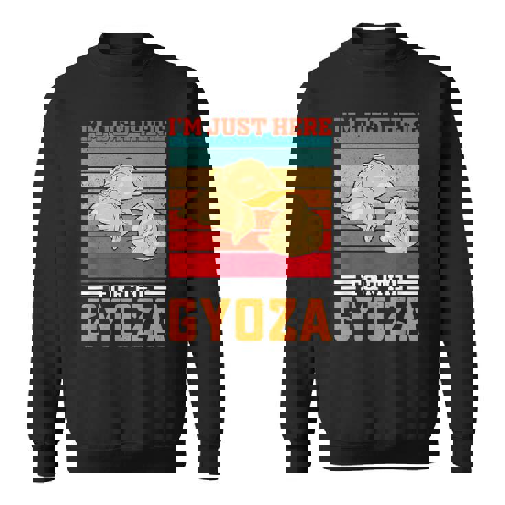 ギョーザが食べたくてたまらない、おもしろいレトロ中華餃子 スウェットシャツ