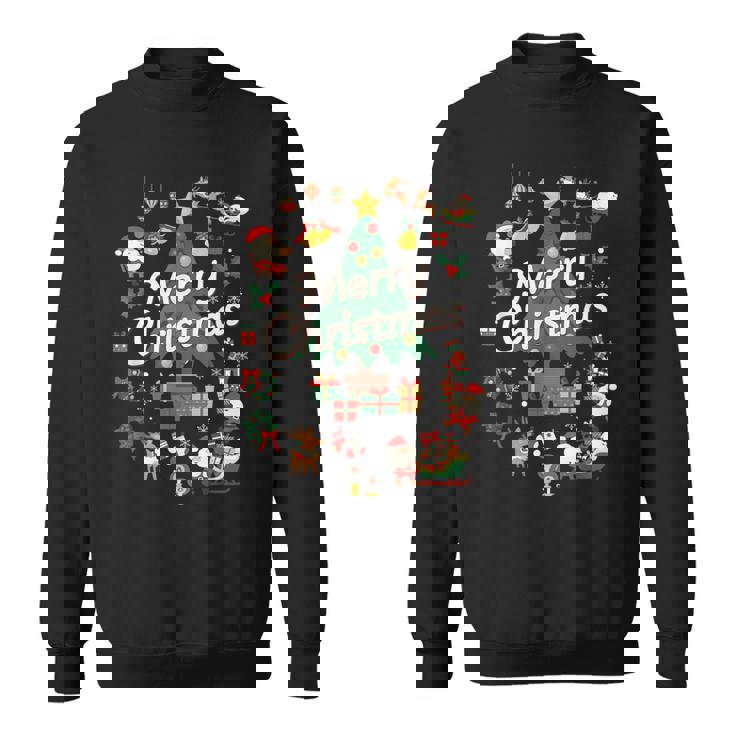 クリスマス サンタ クリスマスツリー レディース キッズ メンズ ダンス かわいい トップス プリント コスチューム スウェットシャツ