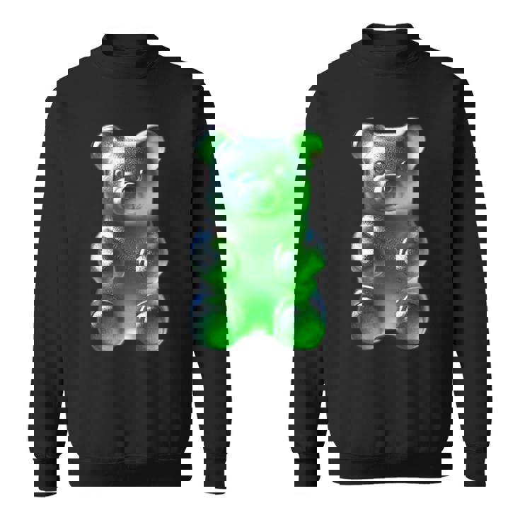 グリーン グミベア スウェットシャツ