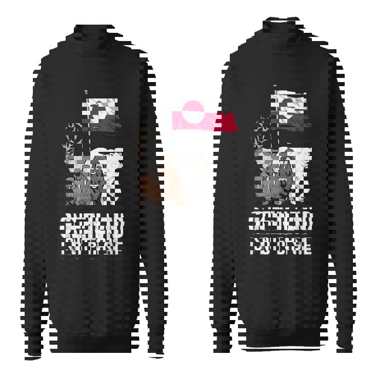 グリーンランド 非売品 グリーンランド 国旗 動物 グリーンランダー スウェットシャツ