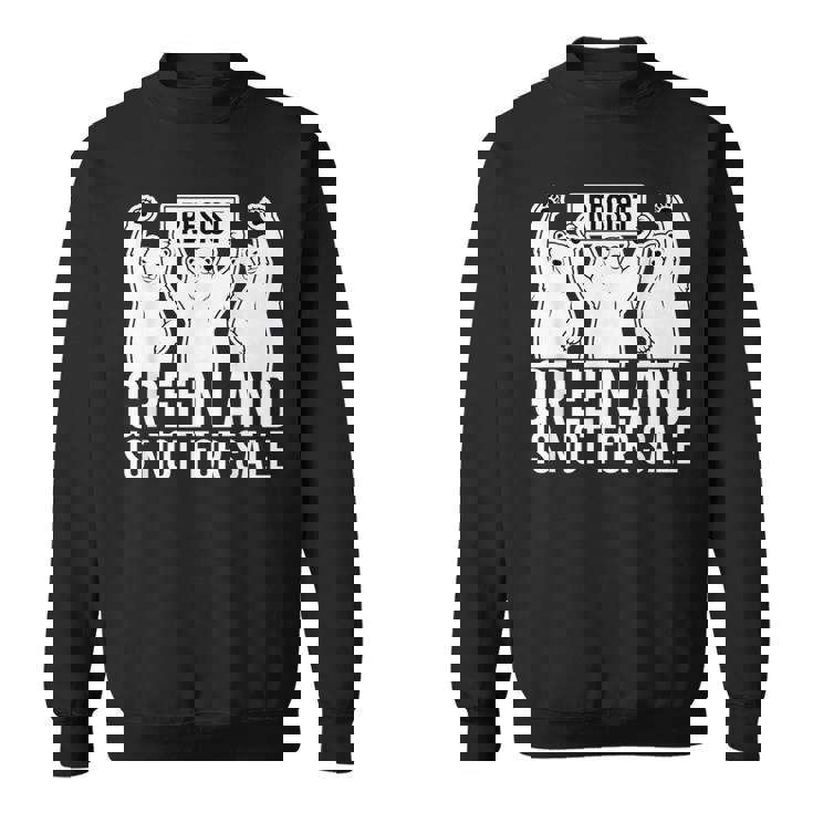 グリーンランドは非売品 シロクマ グリーンランド デンマーク スウェットシャツ