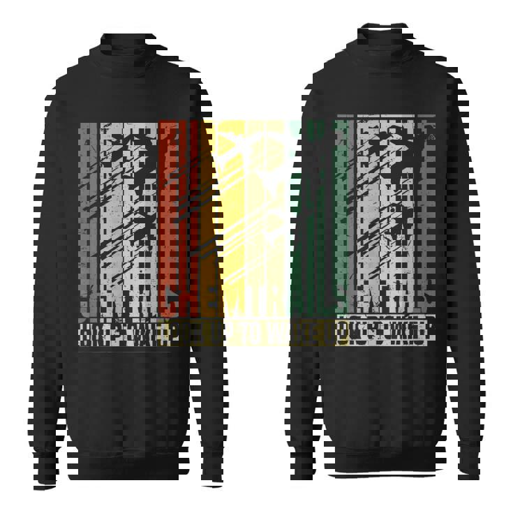 ケムトレイルは目を覚ますために見上げる スウェットシャツ