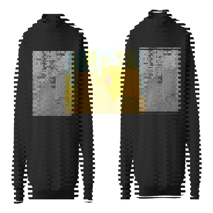 ゴッホ-アルルのベッドルーム スウェットシャツ