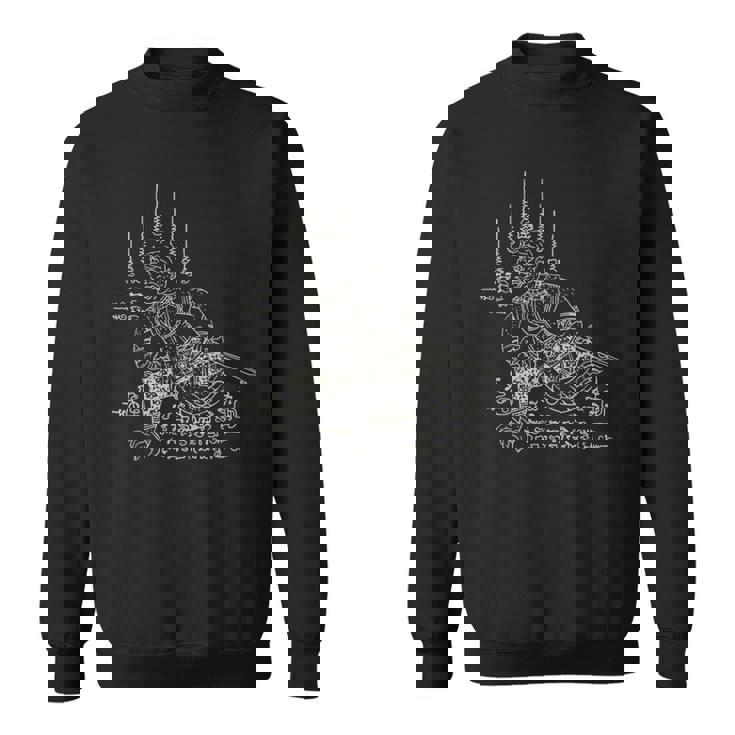 サックヤントタイタトゥーハヌマーン神話ヤントラタイギフト スウェットシャツ