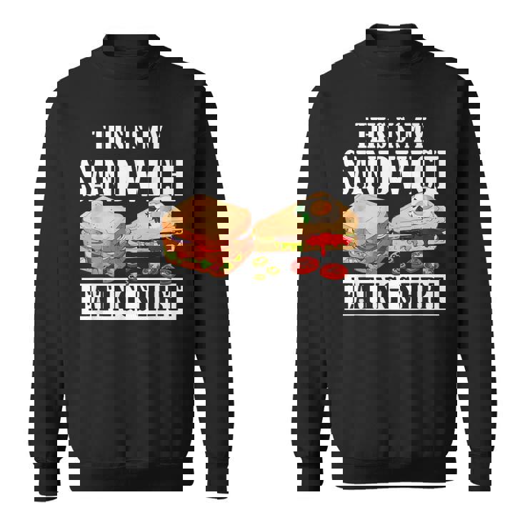 サンドイッチ服 This Is Myandwich Eating スウェットシャツ