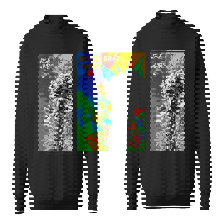 サンバダンサー ブラジル カーニバル リオデジャネイロ カラフル スウェットシャツ