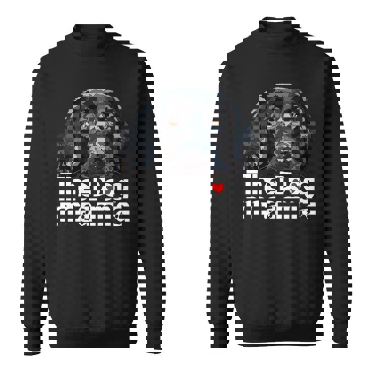 ザドッグママブラックラブラドールママレトリーバーマザードッグマミー 長袖tシャツ スウェットシャツ