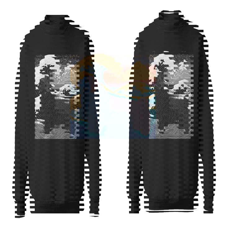 シュールレアリズム 日本画 ニューファンドランド 犬 スウェットシャツ