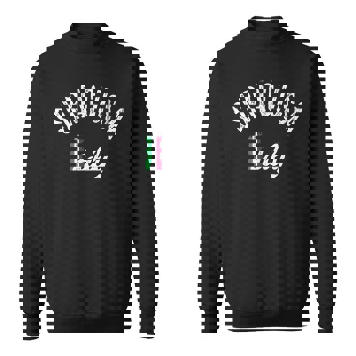 シラクサ シチリア バケーション お土産 レトロ シラクサ スウェットシャツ