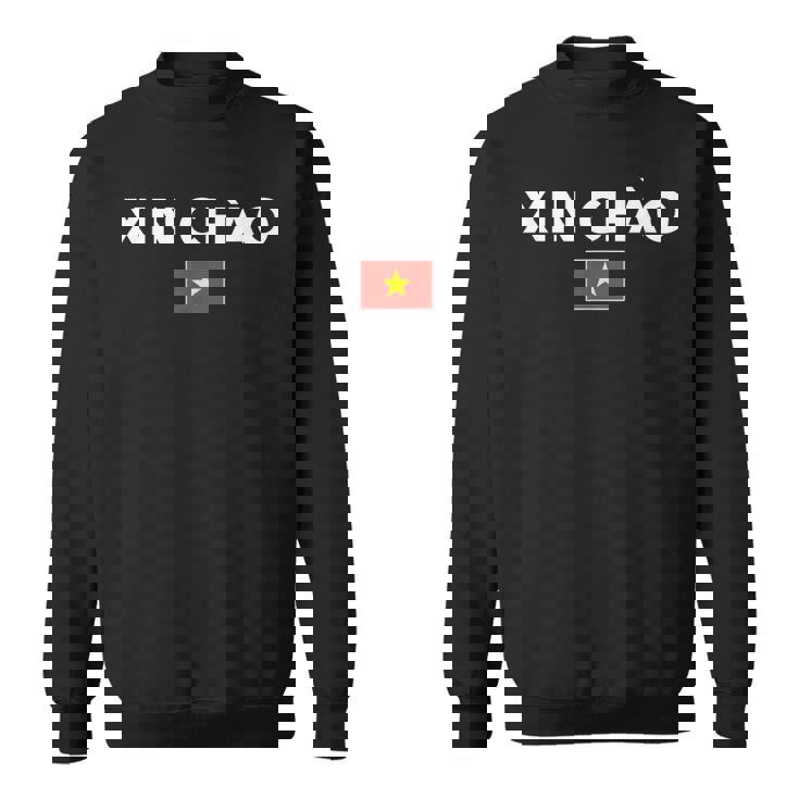 シンチャオ ベトナム語でこんにちは ベトナム スウェットシャツ