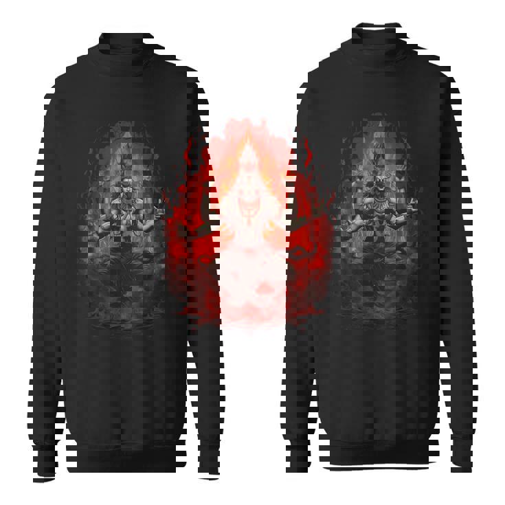 シヴァ神 破壊者 火の瞑想 ヒンドゥー教の神 ヒンドゥー教 スウェットシャツ