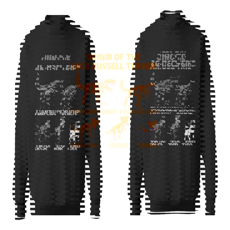 ジャック・ラッセル・テリア進化史犬の起源 スウェットシャツ