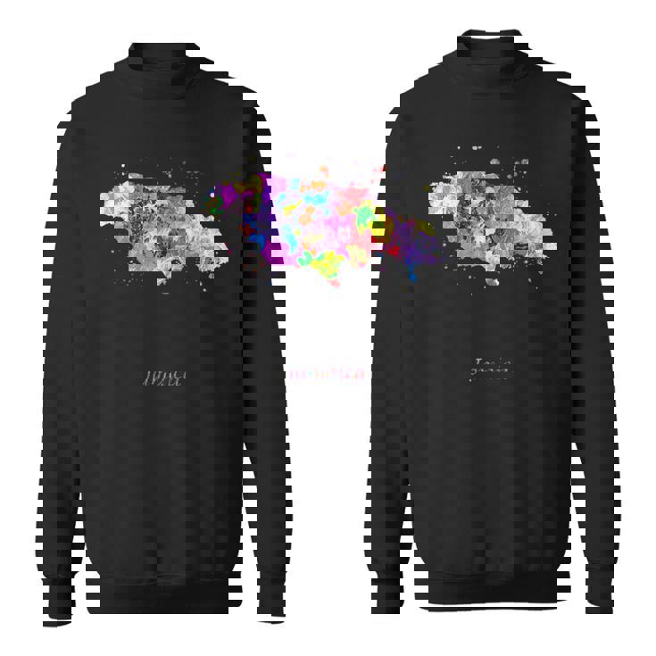 ジャマイカの地図 スウェットシャツ