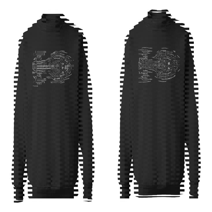 スタートレック ボイジャー スケマティック スウェットシャツ