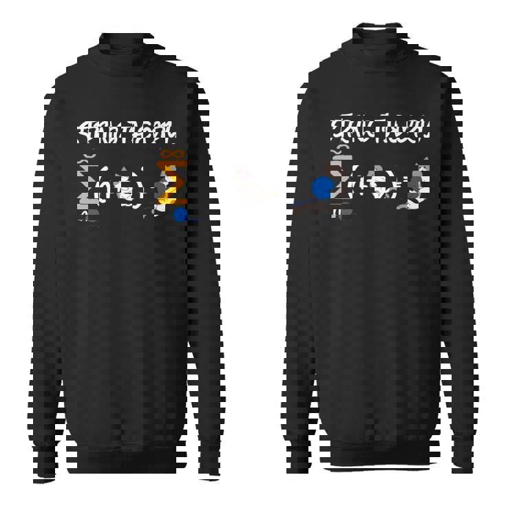 ストリング理論科学オタク物理学シュレディンガー猫 長袖tシャツ スウェットシャツ