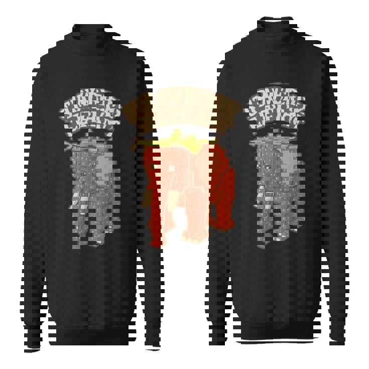 ストロベリーエレファント 面白い イタリアンブレインロットスラング ゲームミーム スウェットシャツ