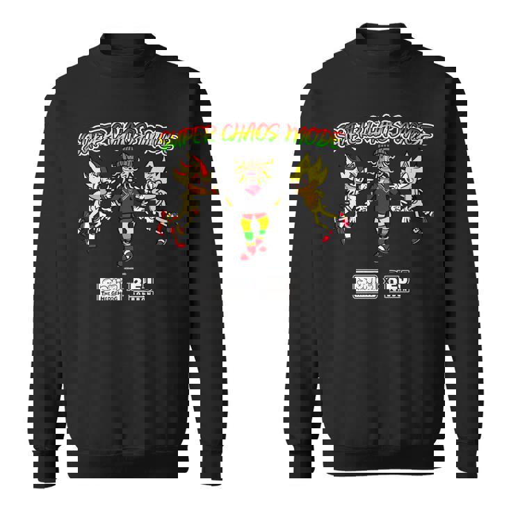 ソニック×れじぇくんuper Chaos Mode Winter Edition L 長袖tシャツ スウェットシャツ