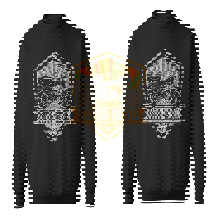 ダックス 原付 オートバイ レトロ 反乱 日本 クラシック スウェットシャツ