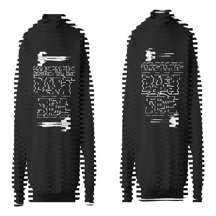 メンズ ダーツボード ダーツボード 面白いことわざダーツスポーツ スウェットシャツ