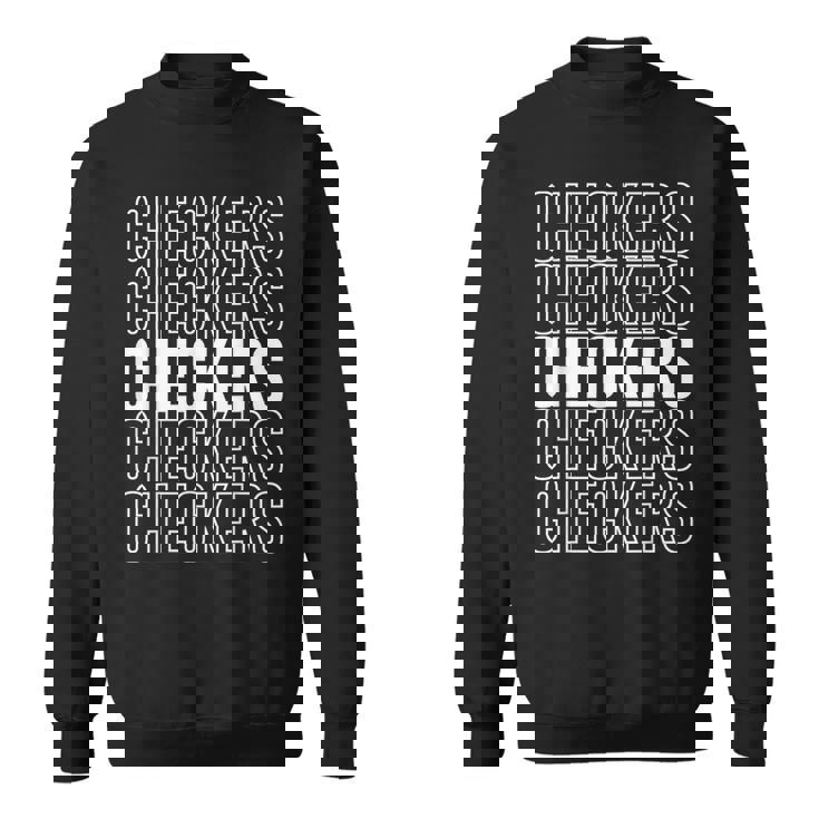 チェッカー スウェットシャツ