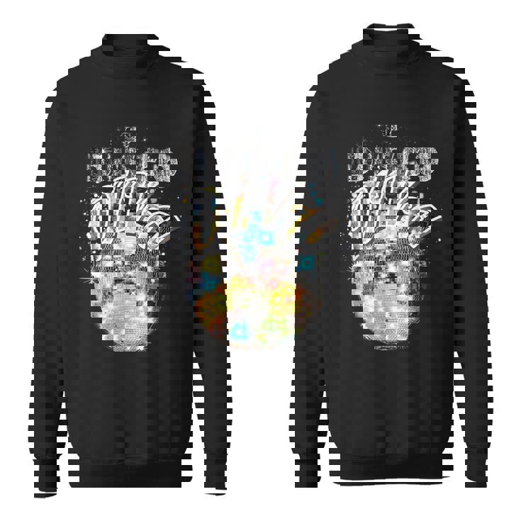 ディスコボール ディスコ ディーバ クイーン 70年代 レトロ ヴィンテージ ダンス スウェットシャツ