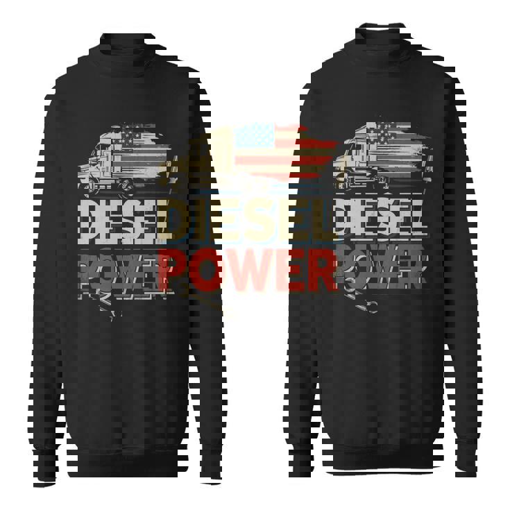 ディーゼルパワーシャツ ディーゼルトラックアクセサリー ディーゼル整備士 長袖tシャツ スウェットシャツ