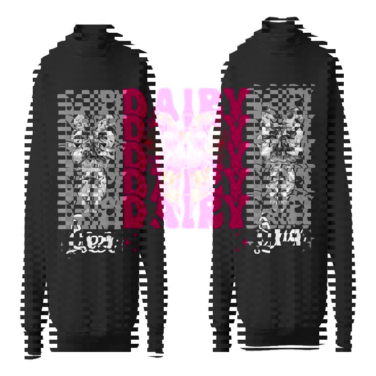 デイリークイーン 酪農家 牛 酪農 少女 ママ コケット スウェットシャツ