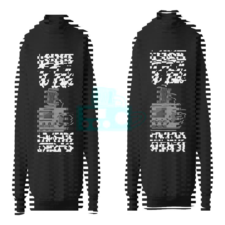 トークハム ラジオオペレーターアマチュア無線 ハム無線機許諾済 スウェットシャツ