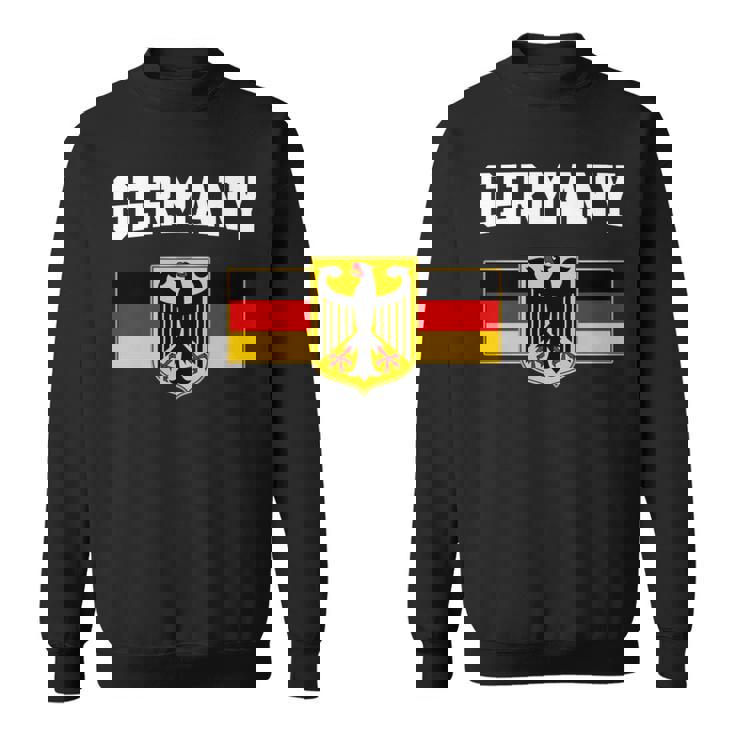 ドイツの国旗 ドイツの国章 長袖tシャツ スウェットシャツ