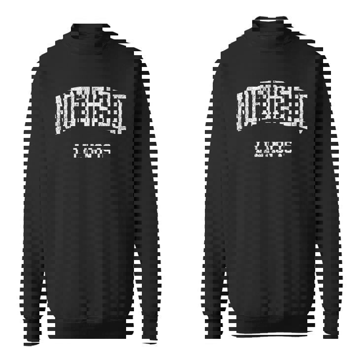 ノースフィールド イリノイ Il ビンテージ アスレチック スポーツデザイン スウェットシャツ