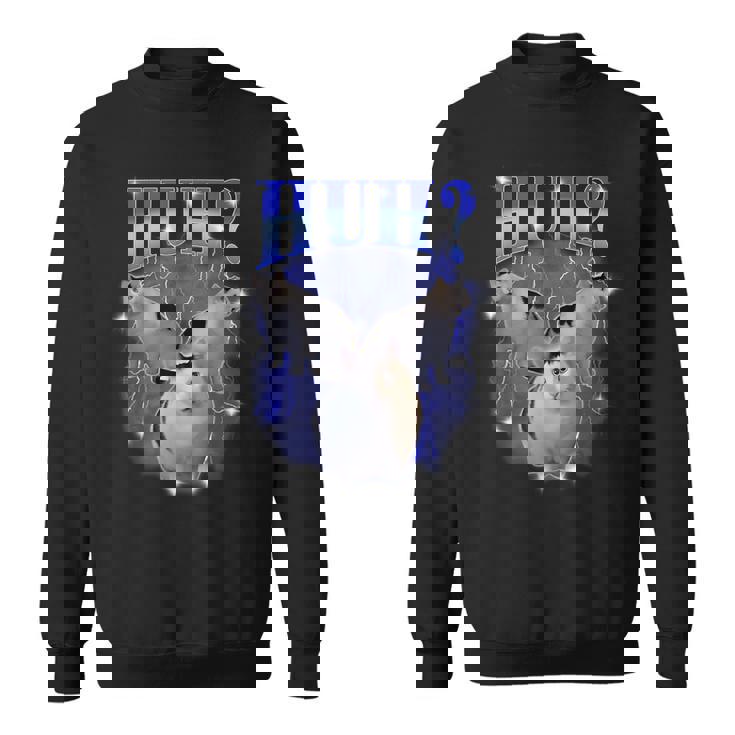 ハグ・バリー・キャット・ミーム面白い奇妙な海賊版特有のダンク・ミーム スウェットシャツ