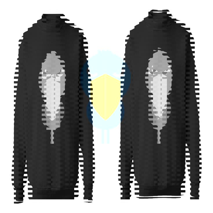 ハシビロコウ アニマル イラスト ミニマル 図案 シンプル ユニセックス ギフト スウェットシャツ