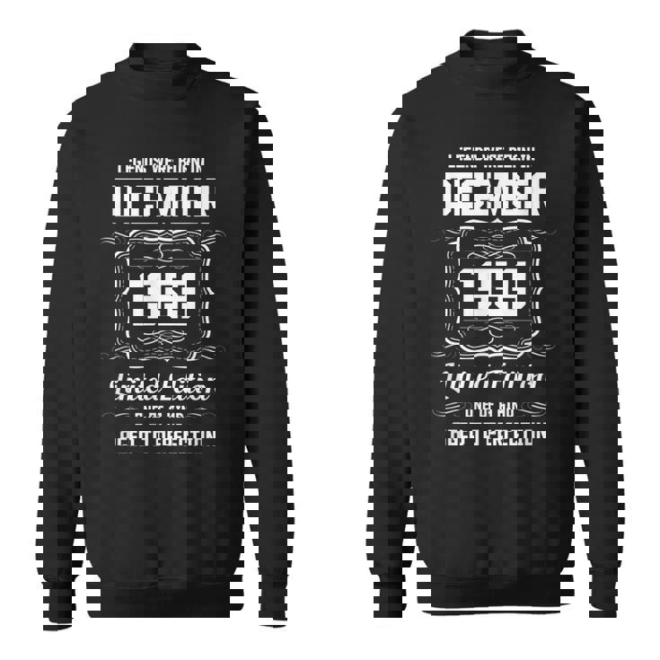 ハッピーバースデー 1959年12月 スウェットシャツ