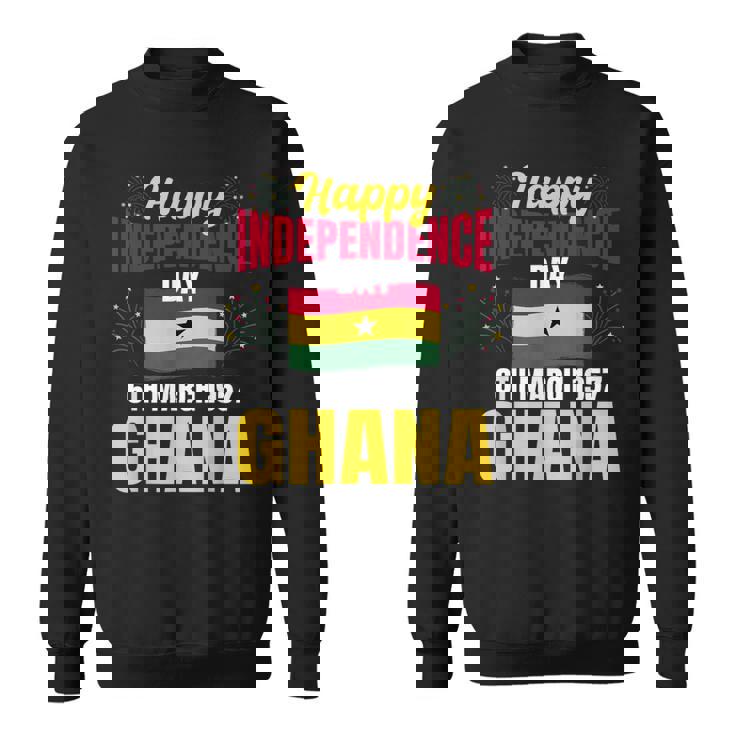 ハッピー独立記念日 ガーナ ガーナの歴史の誇り スウェットシャツ
