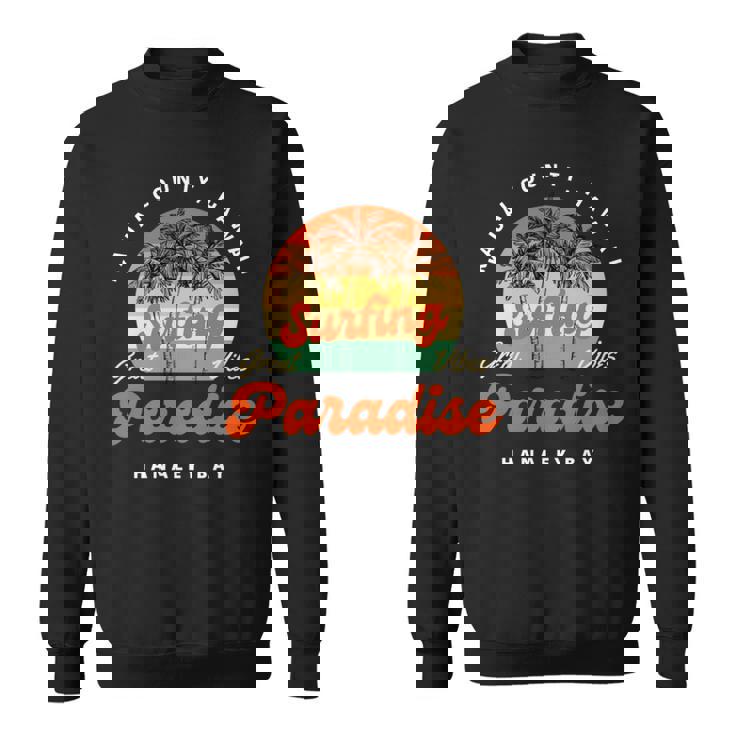 ハナレイ ベイ ハワイ カウアイ島 長袖tシャツ スウェットシャツ