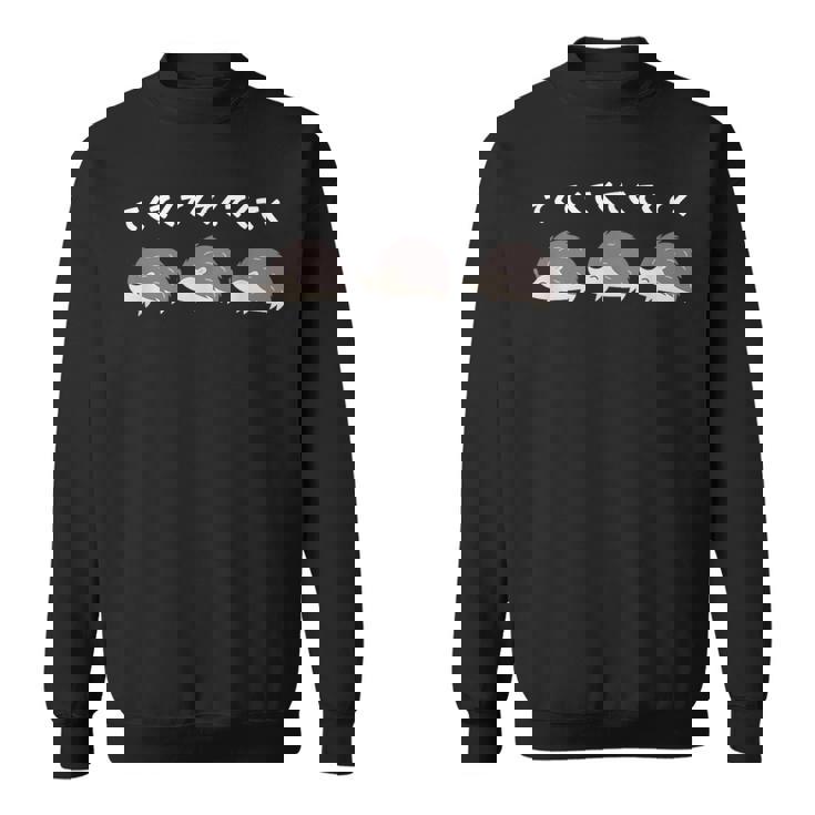 ハリネズミ てくてく ハリネズミ好き ハリネズミの飼い主 おもしろ 可愛い ハリネズミ スウェットシャツ