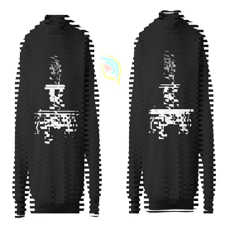 ハレ クリシュナ マントラ インディアン フルート 孔雀 羽 トゥルシ マーラ スウェットシャツ