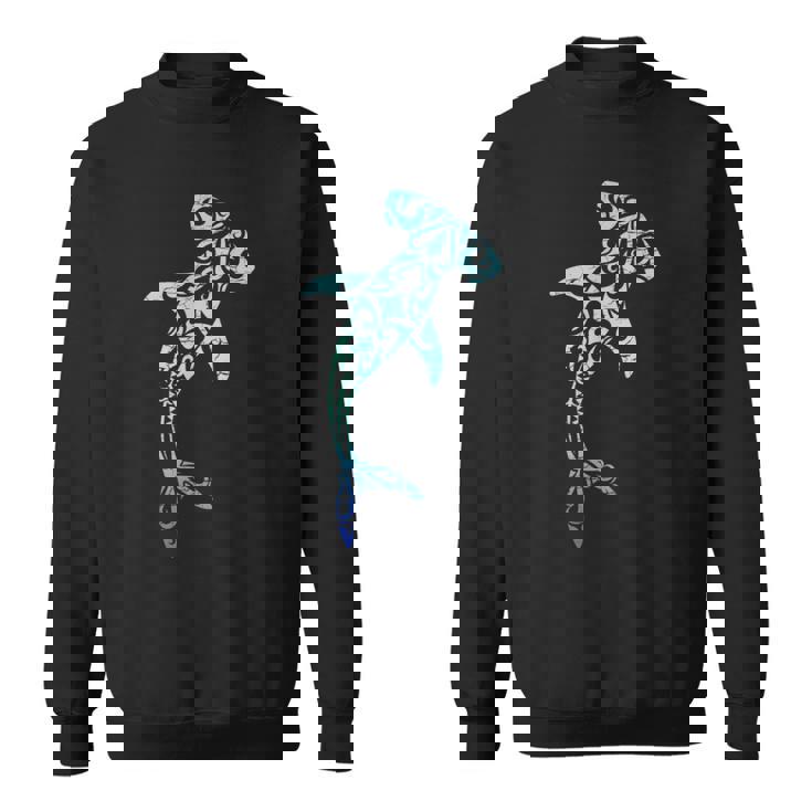 ハワイ ポリネシア トライバル シュモクザメ アロハステート スウェットシャツ