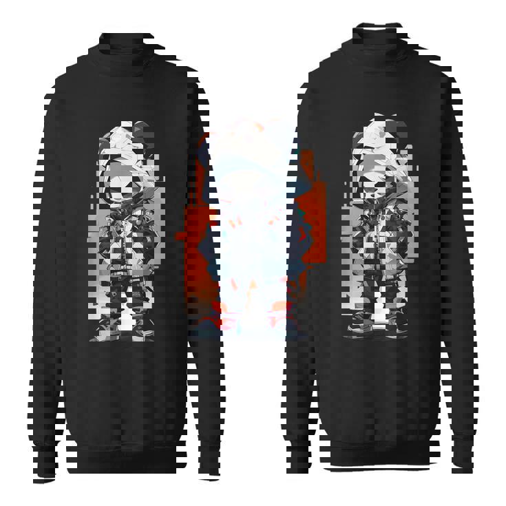 パンダ ストリート 都会 ヒーロー スウェットシャツ