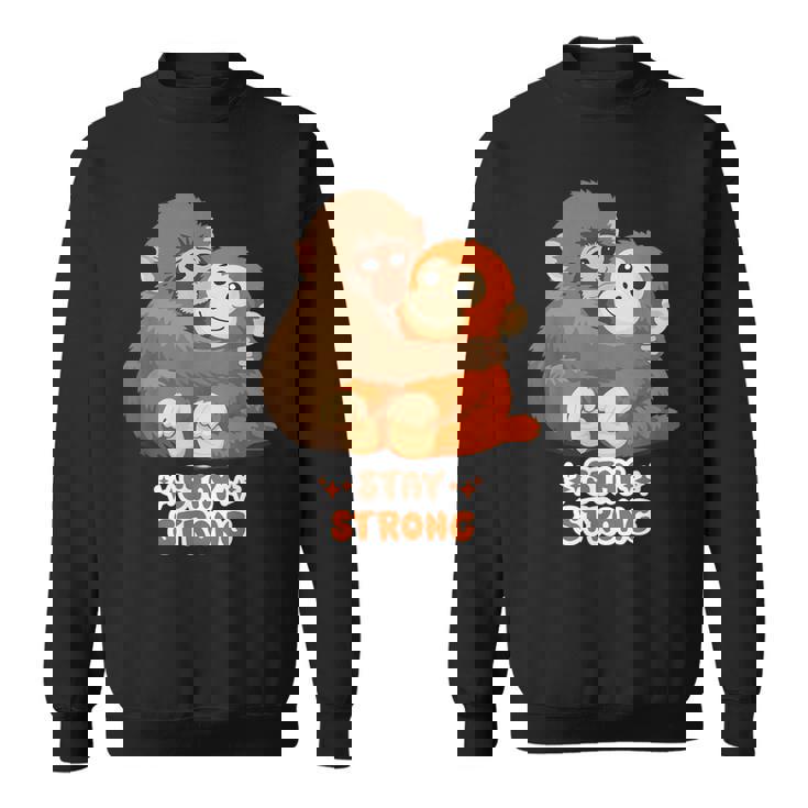 パンチパンチくん 寂しい動物園猿 スウェットシャツ