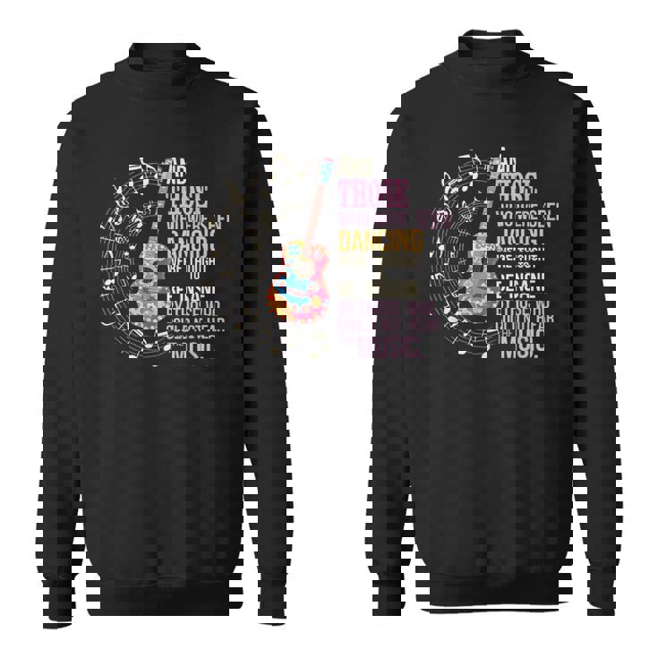 ヒッピーギターと平和の踊りを見た者たち スウェットシャツ