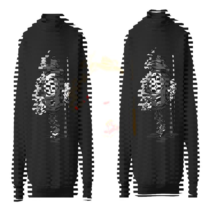 ビリヤードボール 8プールビリヤード スウェットシャツ