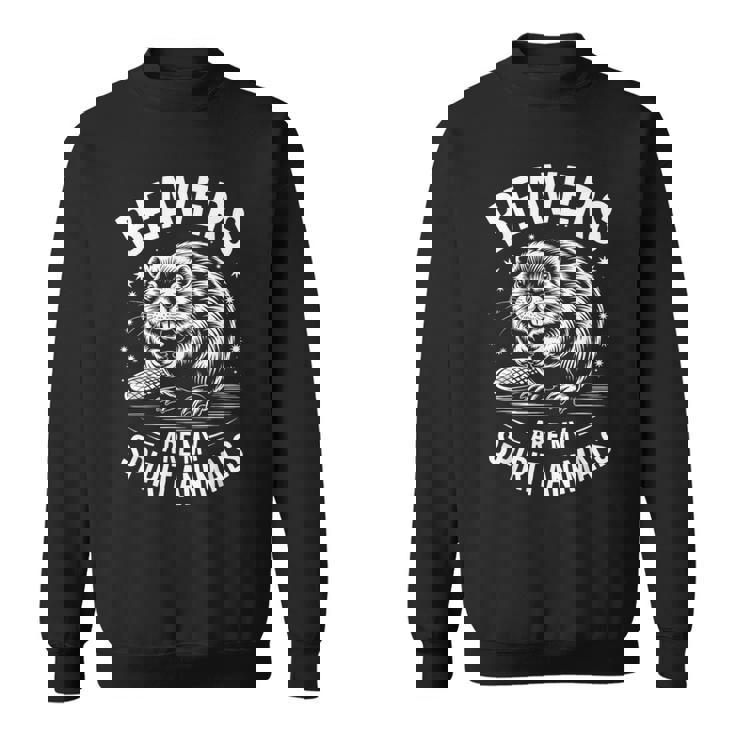 ビーバーズ スピリットアニマルズ おもしろビーバー スウェットシャツ