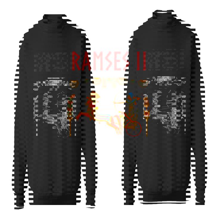 ファラオ・ラムセス2世 戦車 古代エジプト スウェットシャツ
