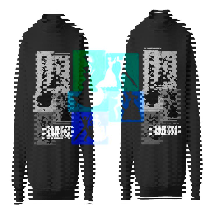 フラメンコダンサー用フラメンコtシャツ レトロメンズフラメンコ スウェットシャツ