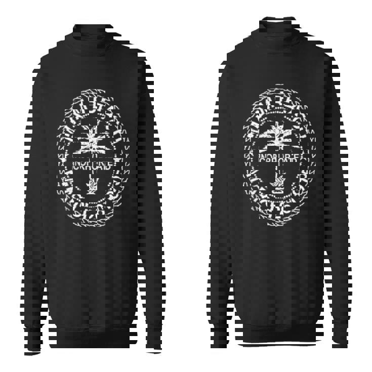 フロリダ州マイアミビーチフラッグシール。 スウェットシャツ