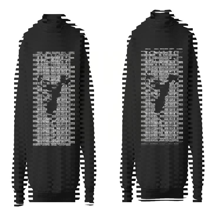 ブレイクダンス シャツ ヒップホップ ダンス イメージ シルエット ブレイクダンス スウェットシャツ