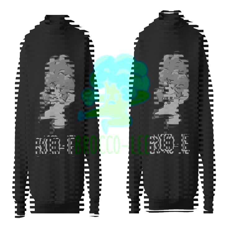 ブロッコリー 面白い空手カンフーブロッコリー野菜 スウェットシャツ