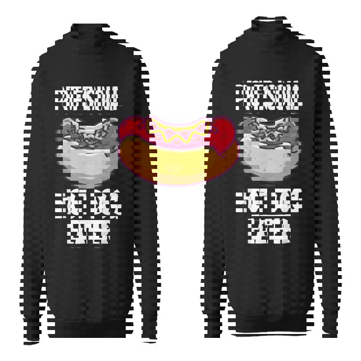 プロフェッショナルホットドッグイーターファニーホットドッグ スウェットシャツ