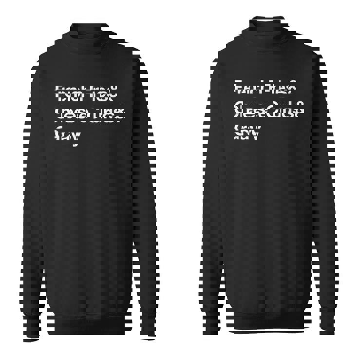 プーチンフライドポテト・チーズカード・グレービー スウェットシャツ